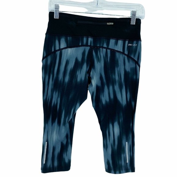 Nike Dri-fit Women's Capri Leggings Small Running - Picture 2 of 10